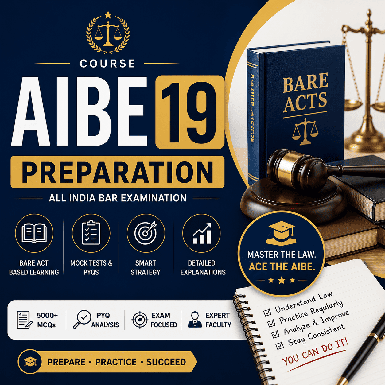 AIBE XIX (All India Bar Examination – 19) | Set Code A